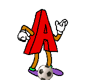 Voetbal letter A